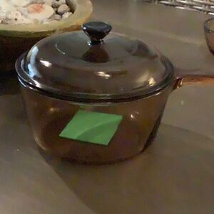 COPY - Visions Corning Glass Cookware saucepan with Lid #4